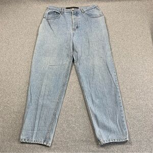 Vintage New River Pants Mens 34x31 Relaxed Fit Button Fly Straight Leg Jeans‎